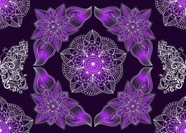 Vintage şekilleri ile Seamless Modeli