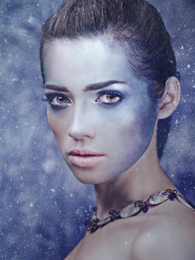 Kar kraliçesi portre