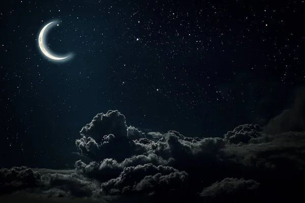 Ночное небо — стоковое фото