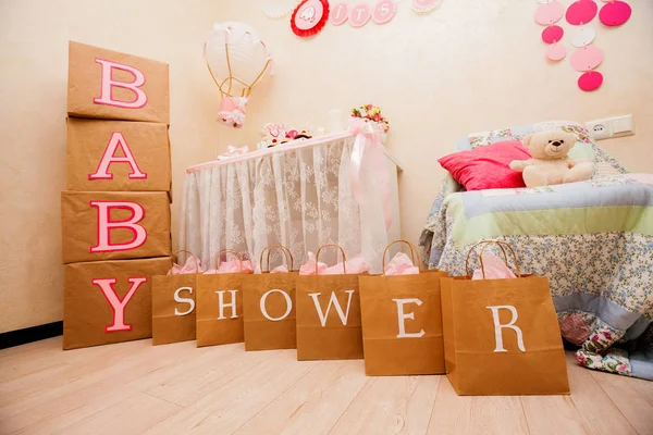 Projekt prysznic baby — Zdjęcie stockowe