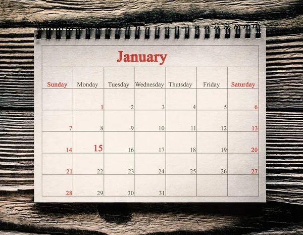 25 Δεκεμβρίου στο ημερολόγιο με φόντο το ξύλο — Φωτογραφία Αρχείου