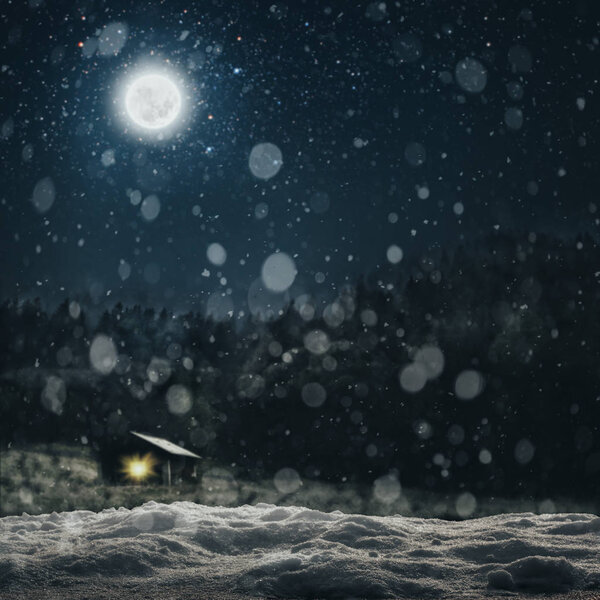 star indicates the christmas of Jesus Christ.