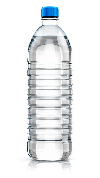 Láhev na vodu plast nápoj — Stock fotografie