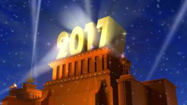 Yeni yıl 2017 konsepti