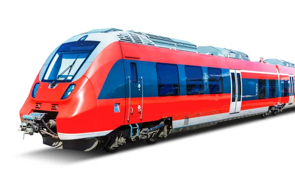 Modern high speed train isolated on white — Stock Photo, Image