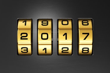 Yeni yıl 2017 konsepti