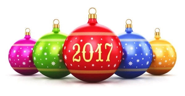 Koncepcja wakacje nowy rok 2017 — Zdjęcie stockowe