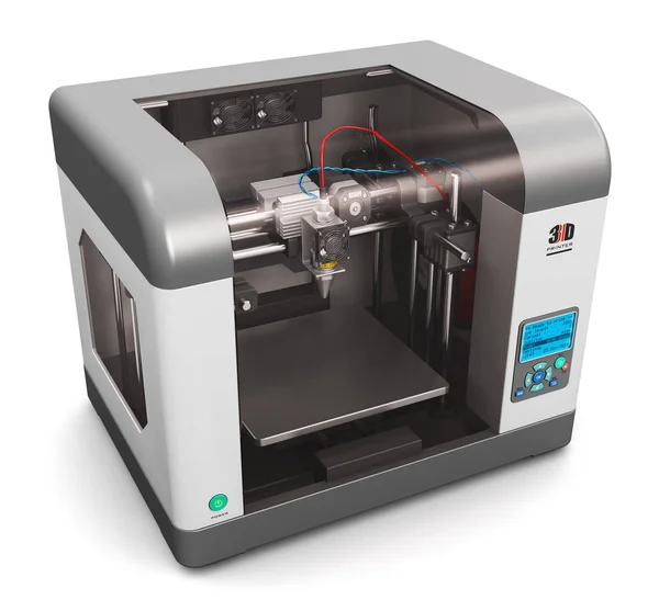 Профессиональный 3D принтер — стоковое фото