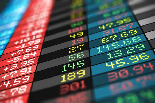 Stock exchange market kereskedelmi adatok — Stock Fotó
