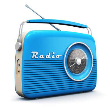 Eski model radyo.