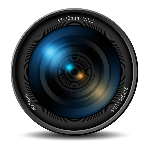 Professionele digitale camera zoomlens — Stockfoto