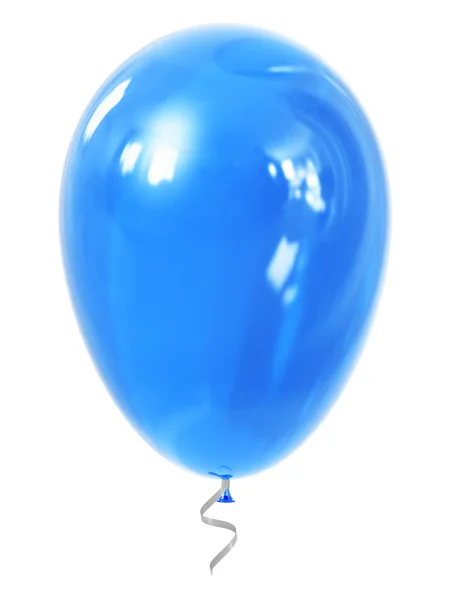 Modrá nafukovací balón — Stock fotografie