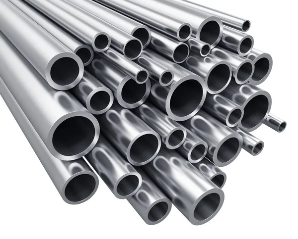 Group of metal pipes — Stock Photo, Image