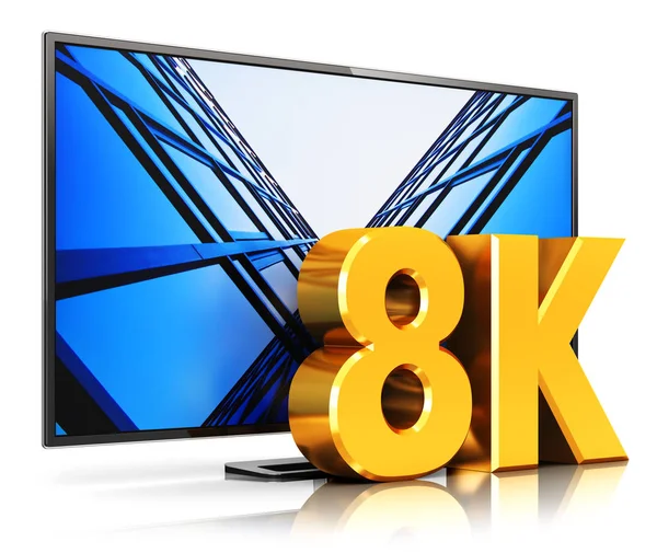 8 k Ultrahd Tv — Zdjęcie stockowe