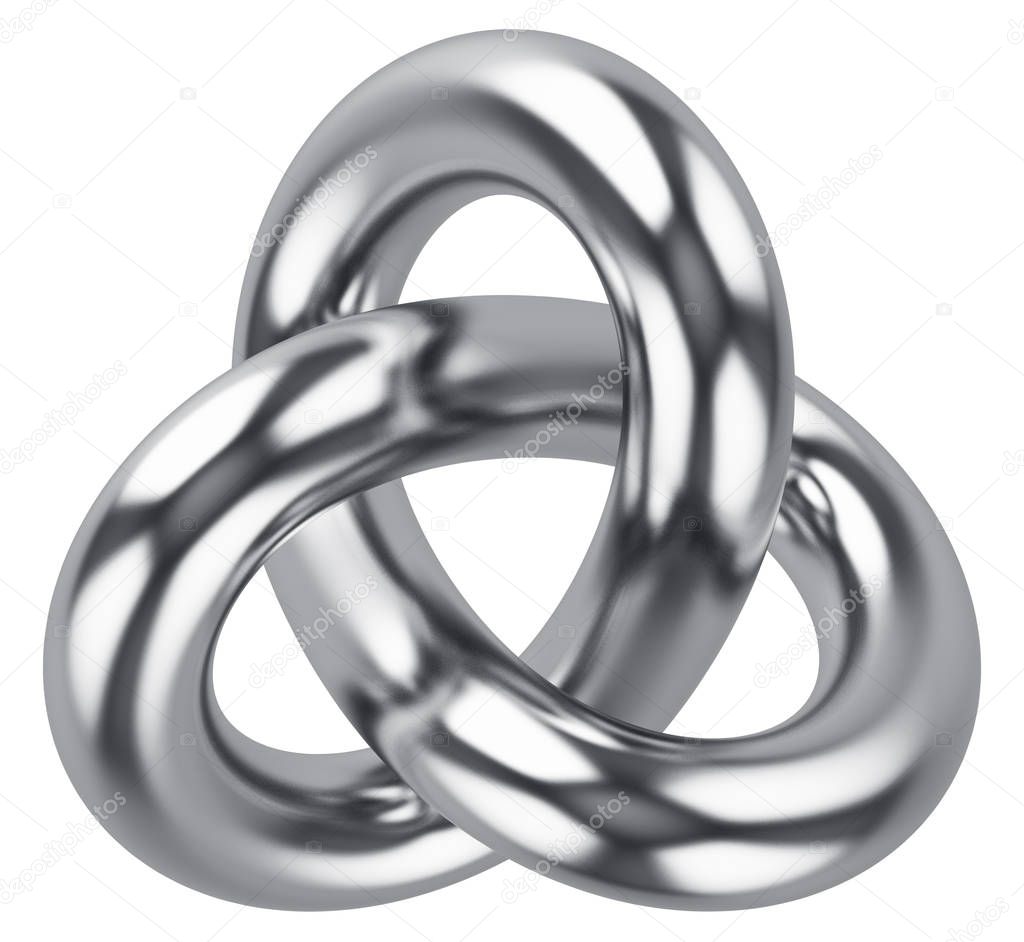 Abstract infinite loop knot shape — Stock Photo © scanrail #136793292