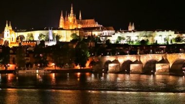 gece sahne Prag, Çek Cumhuriyeti