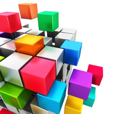 Takım çalışması, internet ve iletişim iş kavramı