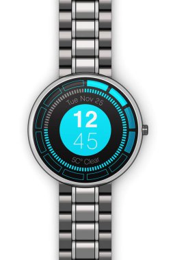 Paslanmaz çelik lüks akıllı izle