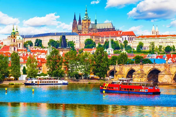 Landschaft von Prag, Tschechische Republik — Stockfoto
