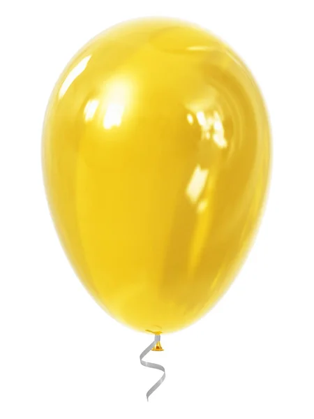 Balão de ar inflável amarelo — Fotografia de Stock