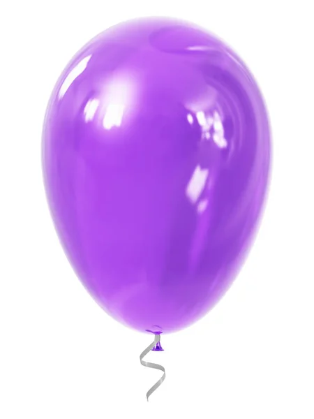 Fialové nafukovací balón — Stock fotografie