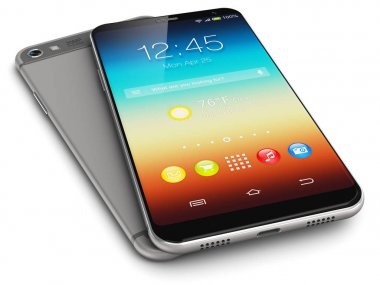 Modern dokunmatik ekran smartphones