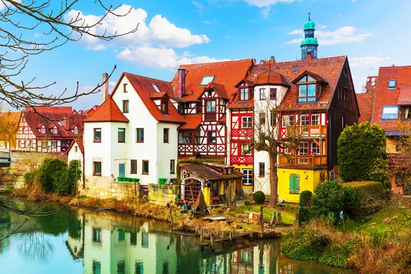 Architecture traditionnelle à Lauf an der Pegnitz, Allemagne — Photo