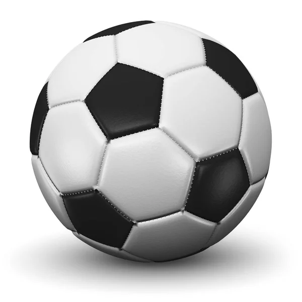 Football or soccer ball — Zdjęcie stockowe