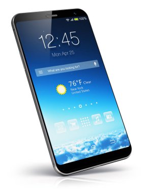 Modern dokunmatik ekran smartphone