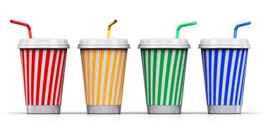 Renk plastik ayarlamak veya içecek su bardağı ile payet kağıt