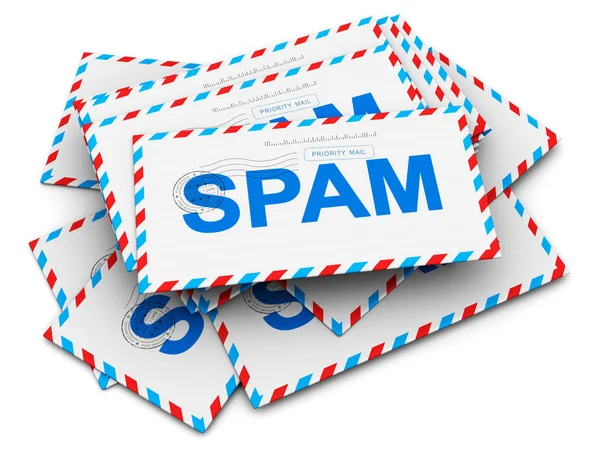 Spam und Junk Mail Konzept — Stockfoto