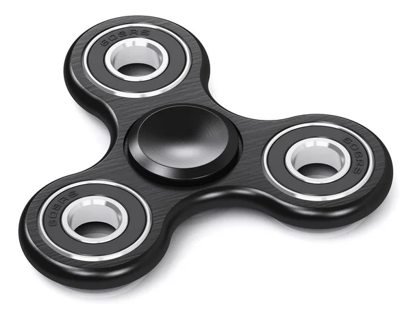 Metal negro fidget spinner —  Fotos de Stock