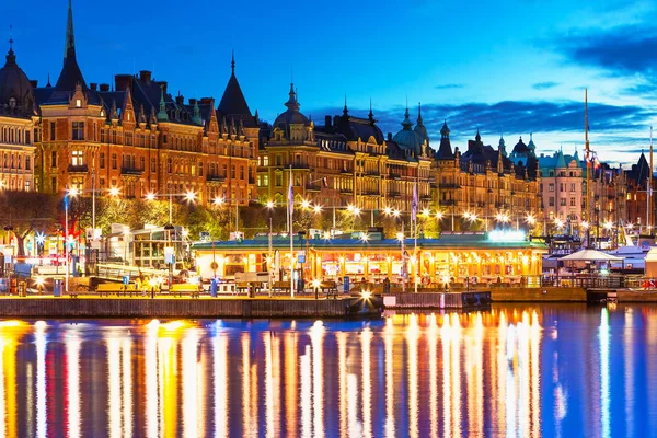 Evening scenery of Stockholm, Sweden Stock Picture