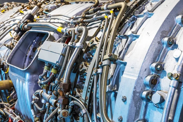Luchtvaart turbojet motor apparatuur — Stockfoto