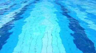 Mavi sakinleştirmek su yüzme havuzunda