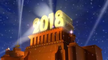 Yeni yıl 2018 tatil kavramı