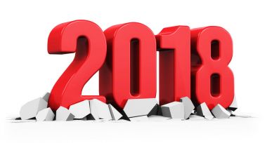 Yeni yıl 2018 tatil kavramı