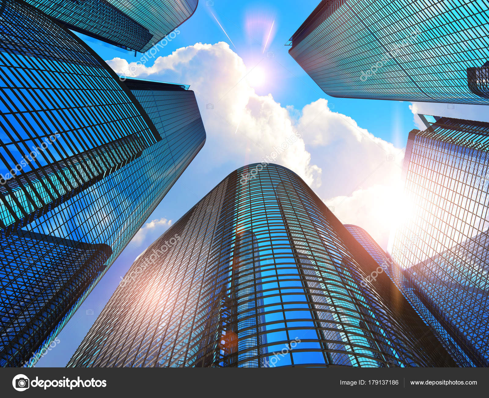Modern business buildings – Stock Editorial Photo © scanrail #179137186