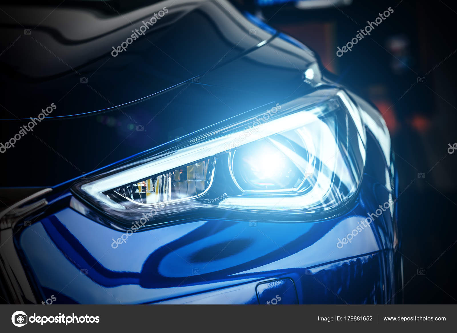 車 青いランプ ライト Kuruma 車 青いランプ ライト Kuruma