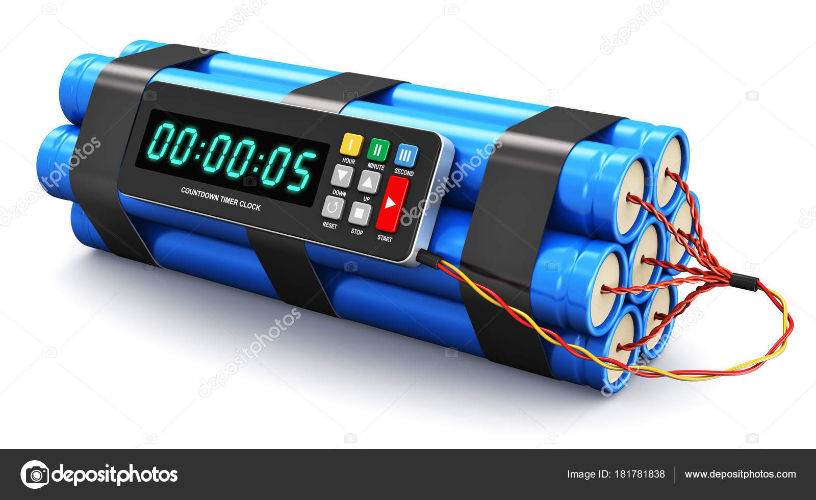 Bomba relogio com cronometro eletronico Foto scanrail 181781838