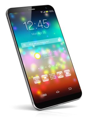 Modern dokunmatik ekran smartphone