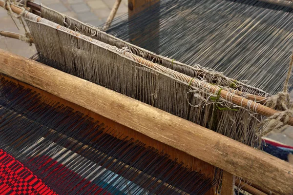Weaving hand loom — Stock Photo, Image
