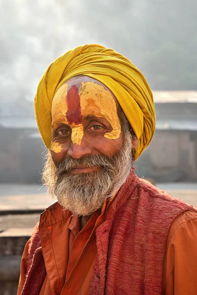 Retrato de sadhu baba — Foto de Stock