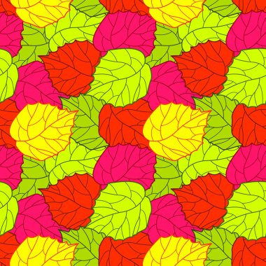 Sonbahar yaprakları deseni