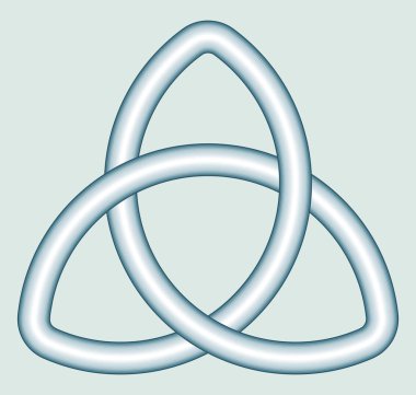 Kelt trefoil düğüm