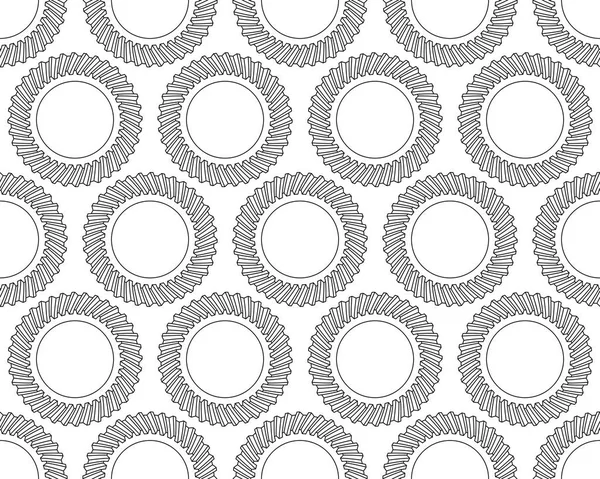 Helical gear pattern — Stock Vector