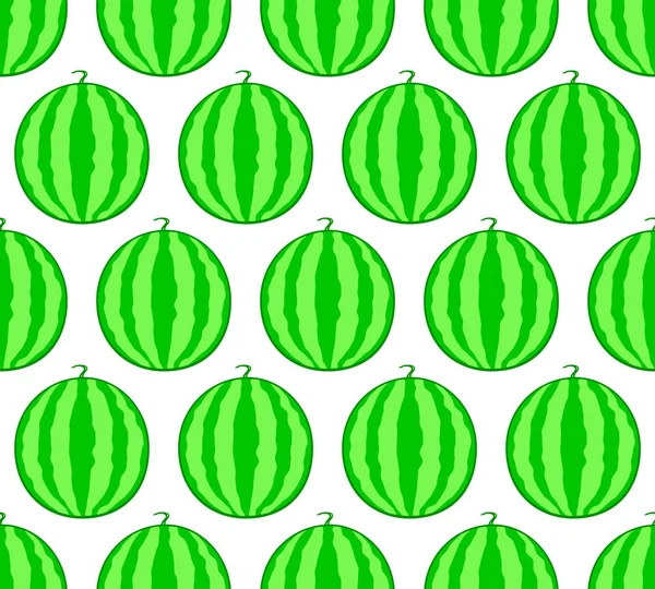 Καρπούζι μοτίβο φρούτων — Διανυσματικό Αρχείο