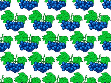 Koyu mavi berry seamless modeli