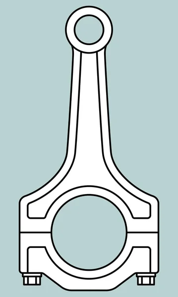 Значок соединительного стержня — стоковый вектор
