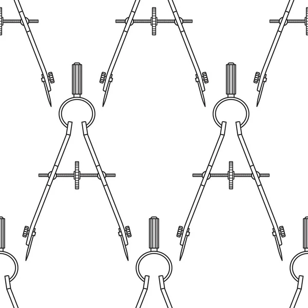 Modèle de boussole diviseur — Image vectorielle